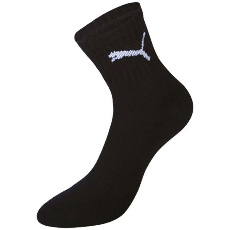 Puma Cushioned Crew Socks - Black/White
