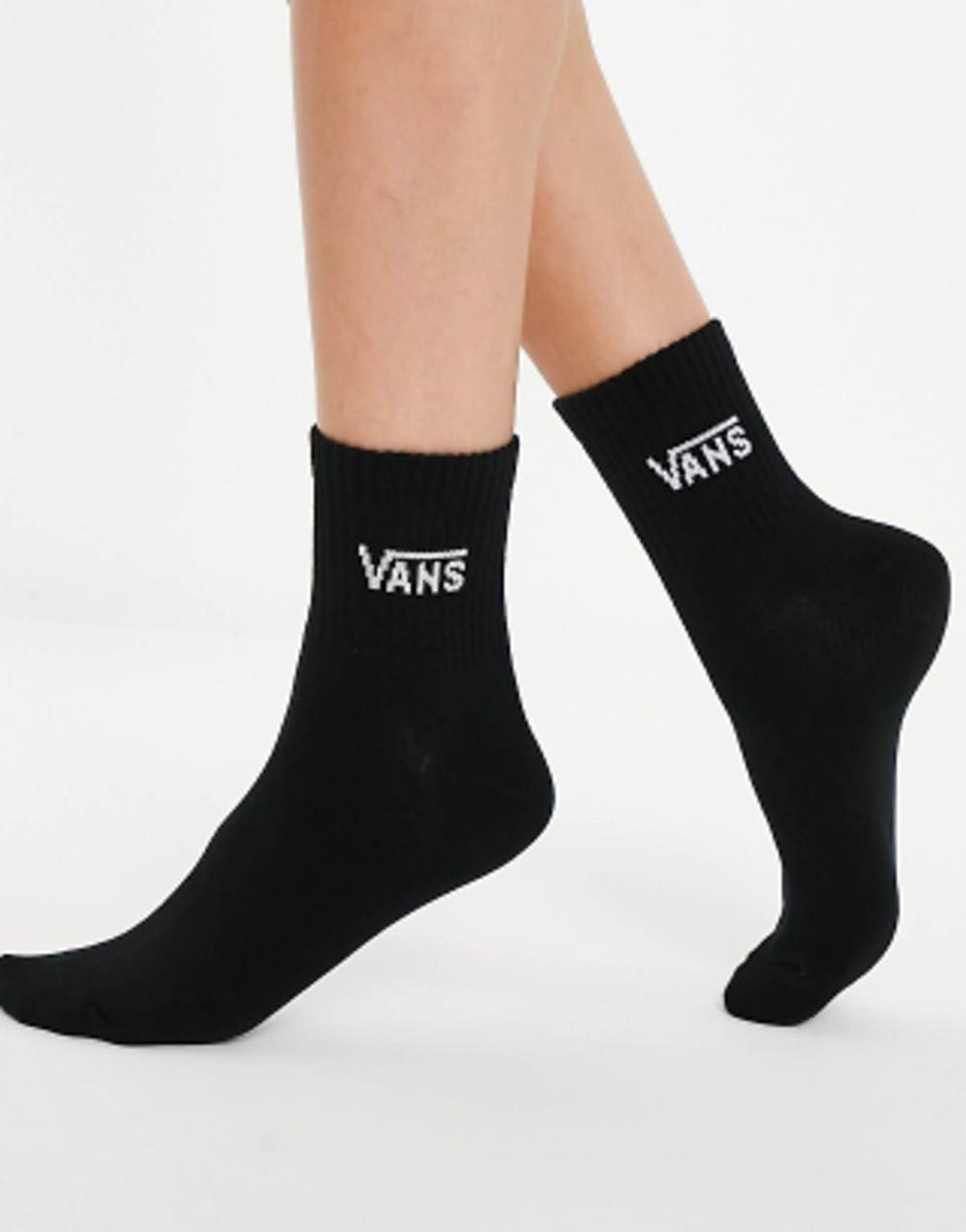 Vans Cushioned Crew Socks - Black/White